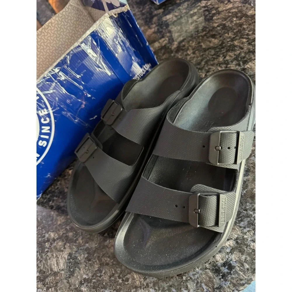 Birkenstock Mogami Terra Stealth 2-Strap Sandals Apex Black‎ Mens 11 1029643